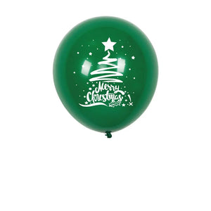 Merry Christmas Grinch style Foil Balloons Party Decor 6pcs party supplies 12inch pre order Santas Workshop Direct