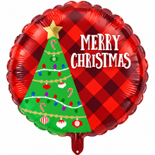 6PCS Round Christmas Foil Balloons – Festive Holiday Party Decorations for Xmas Celebrations, Home & Event Decor