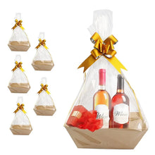 Mothers day / Valentines day cookie box hamper gift box including ribbon and clear cellophane (25x17x9cm) Santas Workshop Direct