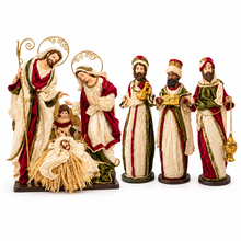 PRE ORDER 9.75” Premium Artisian handmade Christmas figurine Holy family 50 cm Three Wise men 51cm  PRE ORDER