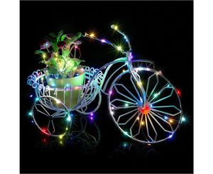 New Year Christmas Decoration 4 m Led Ribbon Garland Christmas Xmas Tree Ornaments Fairy Lace Bows Light String Led Ribbon Gold Pre order (Copy) Santas Workshop Direct