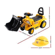 Keezi Ride On Car Toys Kids Excavator Bulldozer Sandpit Digger Car Pretend Play - Santas Workshop Direct 