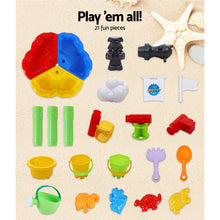 Keezi Kids Sandpit Pretend Play Set Outdoor Sand Water Table Beach Toy - Santas Workshop Direct 