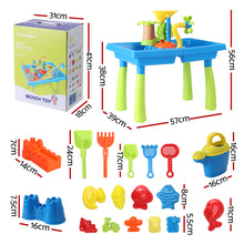 Keezi Kids Sand and Water Table Windmill Shovel Outdoor Sandpit Toys Beach Play - Santas Workshop Direct 
