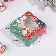 PRE ORDER Christmas (Red & Green) cup cake Box x 12 pcs Santas Workshop Direct