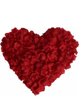 100 Pcs/Pack Artificial Flower Rose Petals for Wedding Valentine's Day Decor DARK RED Santas Workshop Direct