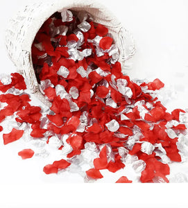 100 Pcs/Pack Artificial Flower Rose Petals for Wedding Valentine's Day Decor DARK RED (Copy) Santas Workshop Direct