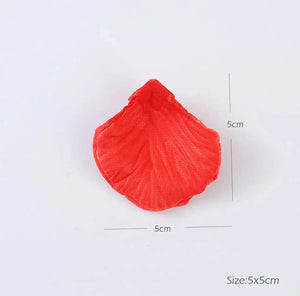 100 Pcs/Pack Artificial Flower Rose Petals for Wedding Valentine's Day Decor DARK RED (Copy) Santas Workshop Direct