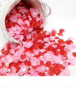 100 Pcs/Pack Artificial Flower Rose Petals for Wedding Valentine's Day Decor Santas Workshop Direct