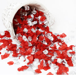 100 Pcs/Pack Artificial Flower Rose Petals for Wedding Valentine's Day Decor Santas Workshop Direct