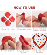 1000 Pcs/Pack Artificial Flower Rose Petals for Wedding Valentine's Day Decor Santas Workshop Direct