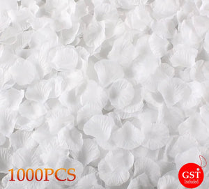 100 Pcs/Pack Artificial Flower Rose Petals for Wedding Valentine's Day Decor WHITE Santas Workshop Direct