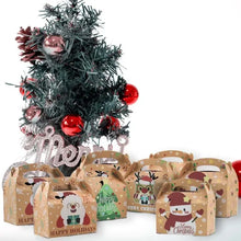 Christmas (beige) cookie cake Box x 12 pcs Santas Workshop Directt