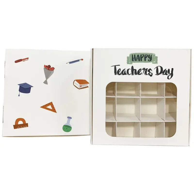Teacher thank you  Cup Cake Candy  Cookie Gift Box x 12 pcs Santas Workshop Direct