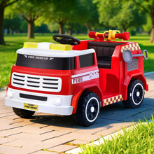Rigo Kids Ride On Car Electric Fire Engine Fighting Truck with Water Gun Music - Santas Workshop Direct 