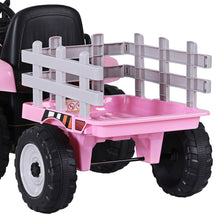 Rigo Kids Electric Ride On Car Tractor Toy Cars 12V Pink - Santas Workshop Direct 