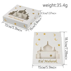 EID/ Ramadan  cookie candy gift box x12 pcs Santas Workshop Direct