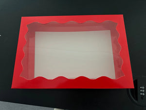 Red Christmas Cookie boxes x 1pc Santas Workshop Direct