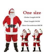 Santa Claus Suit Costume 7 pcs  (EXTRA LARGE) Santas Workshop Direct