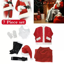 Santa Claus Suit Costume 7 pcs  (EXTRA LARGE) Santas Workshop Direct
