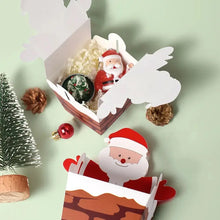 Santa claus Christmas cookie boxes x 12 pcs  with ribbon PRE ORDER Santas Workshop Direct