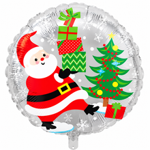 12PCS Merry Christmas Foil Balloons Party Decor – Festive Holiday Balloon Decorations for Xmas Parties, Home, Events & Photo Backdrops