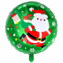 6PCS Round Christmas Foil Balloons – Festive Holiday Party Decorations for Xmas Celebrations, Home & Event Decor