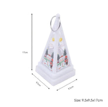 Small Christmas Light Santa Triangle Led Lights for Xmas Tree tree table decorations Santas Workshop Direct