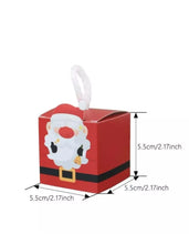 Small Christmas cookie boxes with rope handle x 12 pcs Santas Workshop Direct