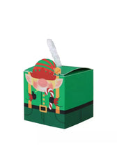 Small Christmas cookie boxes with rope handle x 12 pcs Santas Workshop Direct