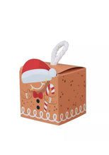 Small Christmas cookie boxes with rope handle x 12 pcs Santas Workshop Direct