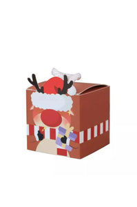 Small Christmas cookie boxes with rope handle x 12 pcs Santas Workshop Direct