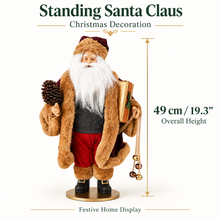 49cm Christmas Decoration Ornament Santa Claus – Large Festive Santa Figurine, Holiday Home Christmas Display Decor