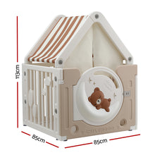 Kids Play Tent Playhouse Castle with Floor Mat 85CMX113CM - Santas Workshop Direct 