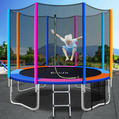 10FT Trampoline Everfit Kids Trampoline Rebounder - Santas Workshop Direct 