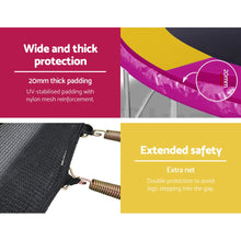 Everfit 10FT Trampoline for Kids w/ Ladder Enclosure Safety Net Rebounder Colors - Santas Workshop Direct 