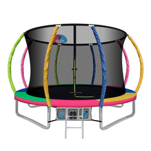 Everfit 10FT Trampoline for Kids w/ Ladder Enclosure Safety Net Rebounder Colors - Santas Workshop Direct 