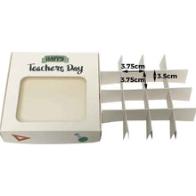 Gift for Her/Him 12pcs Teacher Appreciation Cookie Boxes with Clear Windows - "Thank You Teacher" Print Bakery Boxes, Teachers' Day & Graduation Ceremony Party Gift Boxes (Copy)