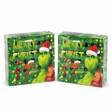 Grinch Christmas PVC Table Cover & 20pcs Napkins Set – Festive Holiday Party Tableware & Christmas Decorations