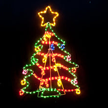 Samland Christmas Tree Motif Rope Light Large 118cm Height - Santas Workshop Direct 