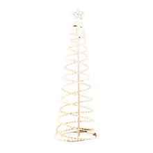 Samland Led 185cm Spiral Rope Light Christmas Tree Star Motif Warm White - Santas Workshop Direct 