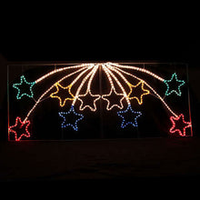 Samland Led Animated 10 Stars Motif Rope Light for Christmas 2.2m - Santas Workshop Direct 