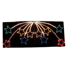 Samland Led Animated 10 Stars Motif Rope Light for Christmas 2.2m - Santas Workshop Direct 