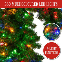 Christabelle Bad Santa 2.3m Curved Multicolour Pre-Lit Christmas Tree with 1240 Tips - Santas Workshop Direct 
