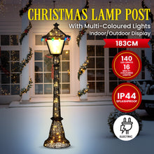 Christabelle Christmas Lamp Post Display 183cm With Lights - Santas Workshop Direct 
