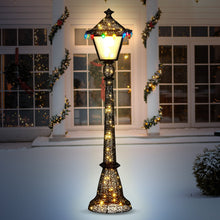 Christabelle Christmas Lamp Post Display 183cm With Lights - Santas Workshop Direct 