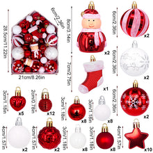 Senior Citizen 72-Piece Christmas Bauble Set - Hand-Painted House and Round Ornaments - Santas Workshop Direct 