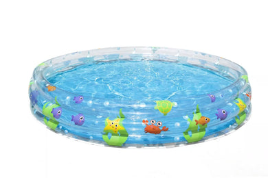 1.83m x H33cm Deep Dive 3-Ring Inflatable Play Pool - Santas Workshop Direct 