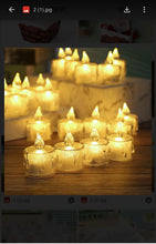 (WARM LIGHT) LED Tea Candles light Battery Power Candle Lamp for wedding Christmas Halloween Home Decor x 12 pcs Santas Workshop Direct