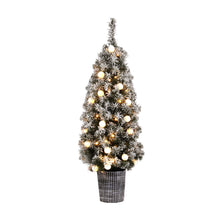 Christmas Tree 1.2M Potted Snowy Xmas Tree - Santas Workshop Direct 